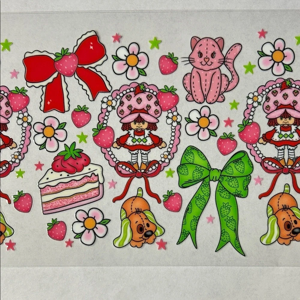 Strawberry Shortcake Cup Decal (86)